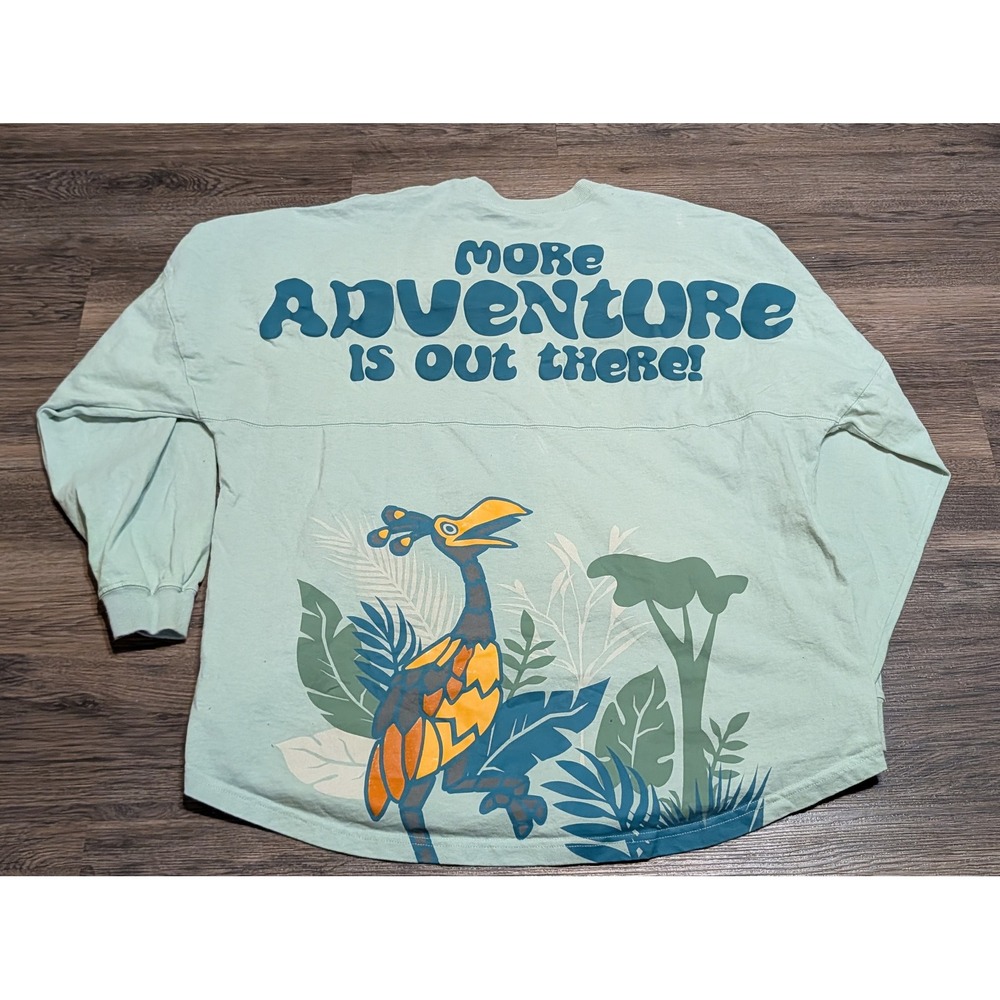 Disney Spirit Jersey Animal Kingdom 25th Anniversary Kevin Up Mint Green XL